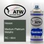 Preview: Nissan, Medium Platinum Metallic, RC / KK4: 400ml Sprühdose, von ATW Autoteile West.